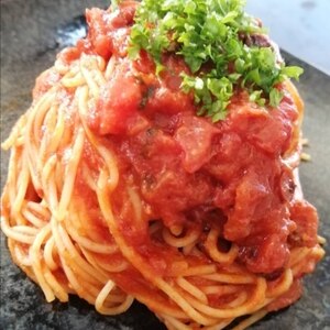 【旨味の塊】パルミジャーノのトマトソースパスタ